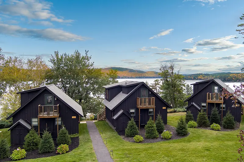 The Lodge at Schroon Lake, NY photography by Greg Ceo, photo edited by Valentin Sivyakov
